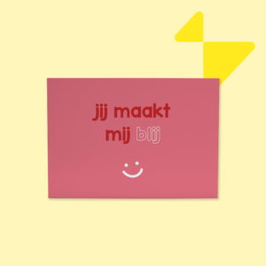 Kaart Dubbel Liggend A6 (per stuk)