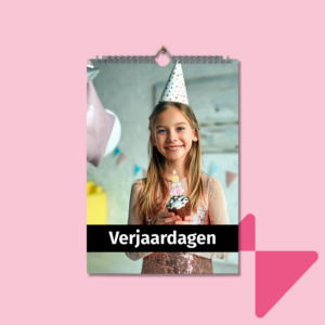 Verjaardagskalender A4 Staand